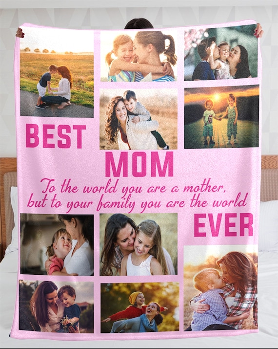 To My Mom Blanket Gift for Mom Mother Day Gift Customized Photo Blanket Personalized Photo Blankets for Mom From Son Daughter Etsy Canada