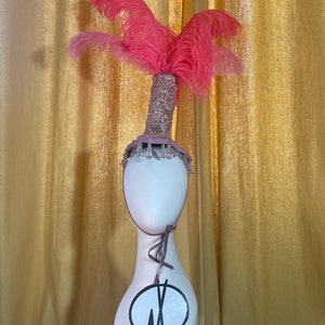 Feather Burlesque Vintage Headpiece Bridal Showgirl Headpiece