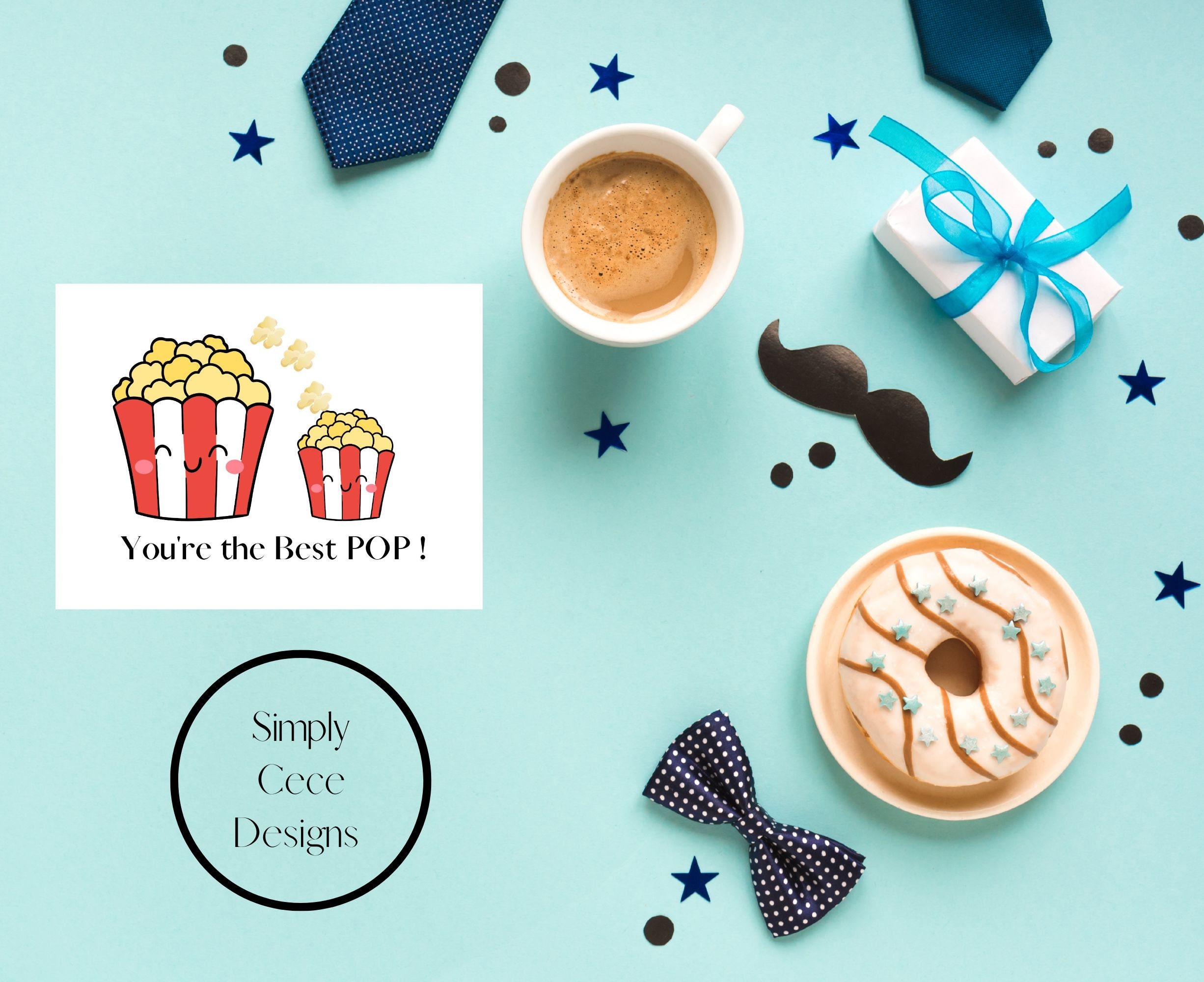 Father's Day Printable Greeting Card | Instant Download | Happy Father ...