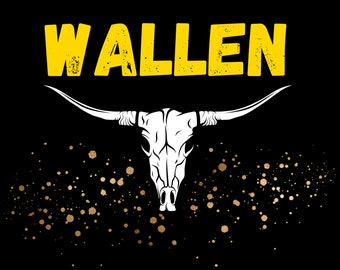 Wallen PNG sublimation tumbler shirt design