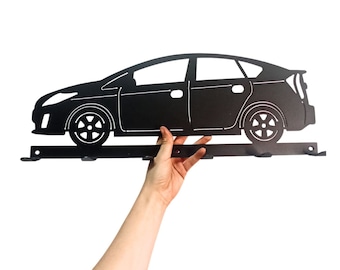 Toyota Prius Wall Hook - Eco-Friendly Home and Garage Decor, Perfect Gift for Modern Design Lovers