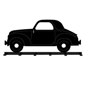 Fiat 500 Topolino C Wall Hook - Classic Italian Car Decor, Perfect Gift for Vintage Auto Enthusiasts, Stylish Retro Home Accessory