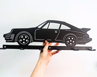 Porsche 911 Wall Hook - Stylish Decor for Car Lovers, Perfect for Home and Garage, Crafted with Care