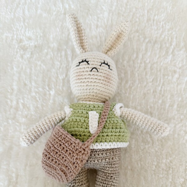 Der Osterhase - Kuscheltier Hase - Häkelpuppe - crochet - amigurumi - rabbit - easter bunny