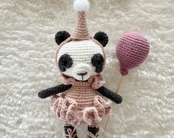 Häkelpanda Geburtstagsgeschenk - Panda Amigurumi - Kuschelpanda