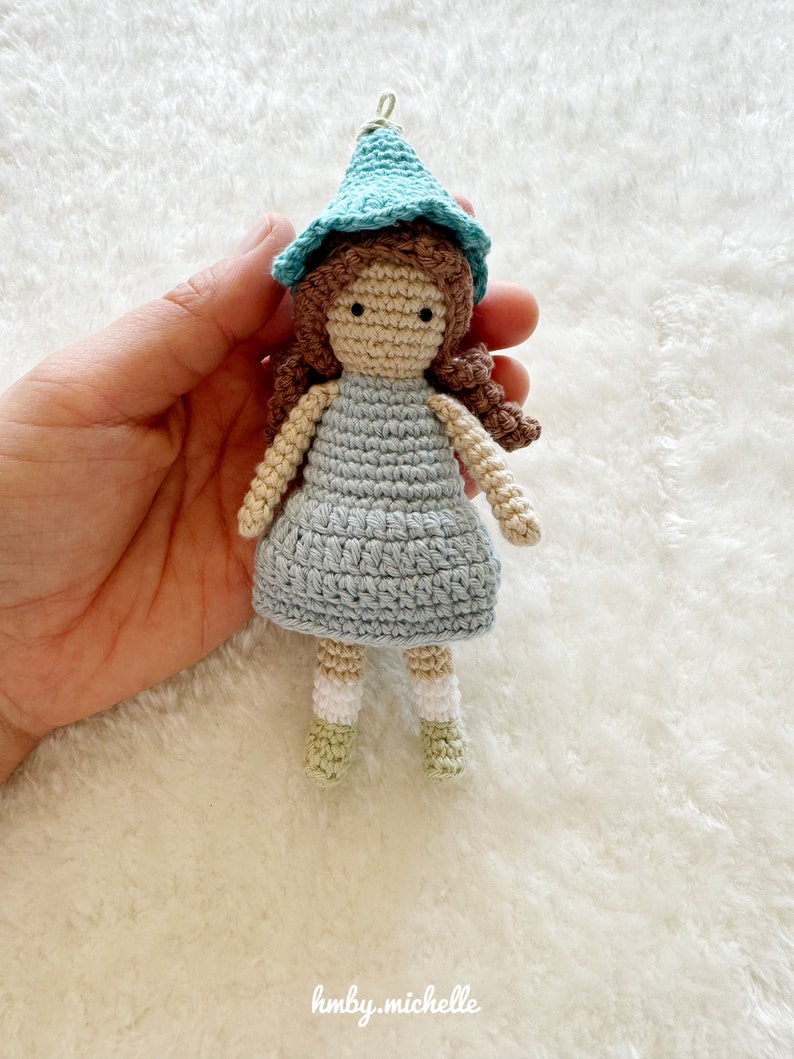Minipuppen gehäkelte kleine Puppen Geburtstagsgeschenk Mädchen (14cm)