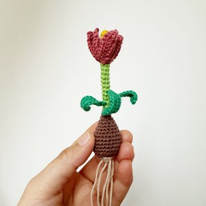 Minipuppen gehäkelte kleine Puppen Geburtstagsgeschenk Blume (15cm)