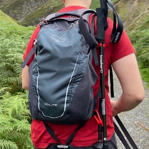Hiking Nordic Walking Trekking Poles Rucksack Bag Holder Clip | Mountaineering Accessory Gift