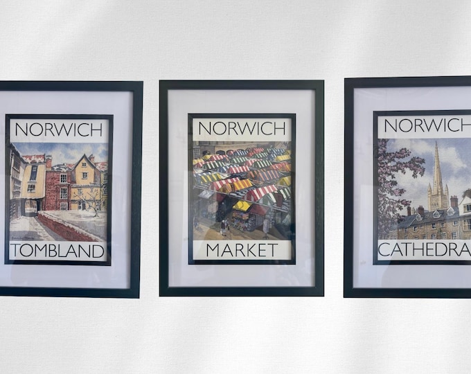 Norwich Landmark Print Set (A4)