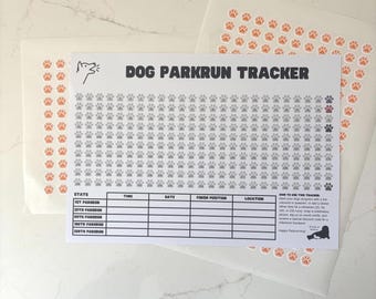 Personalised Parkrun Milestone Tracker with Stickers