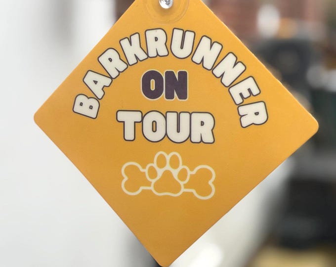 Barkrunner on Tour Car Window Hanger