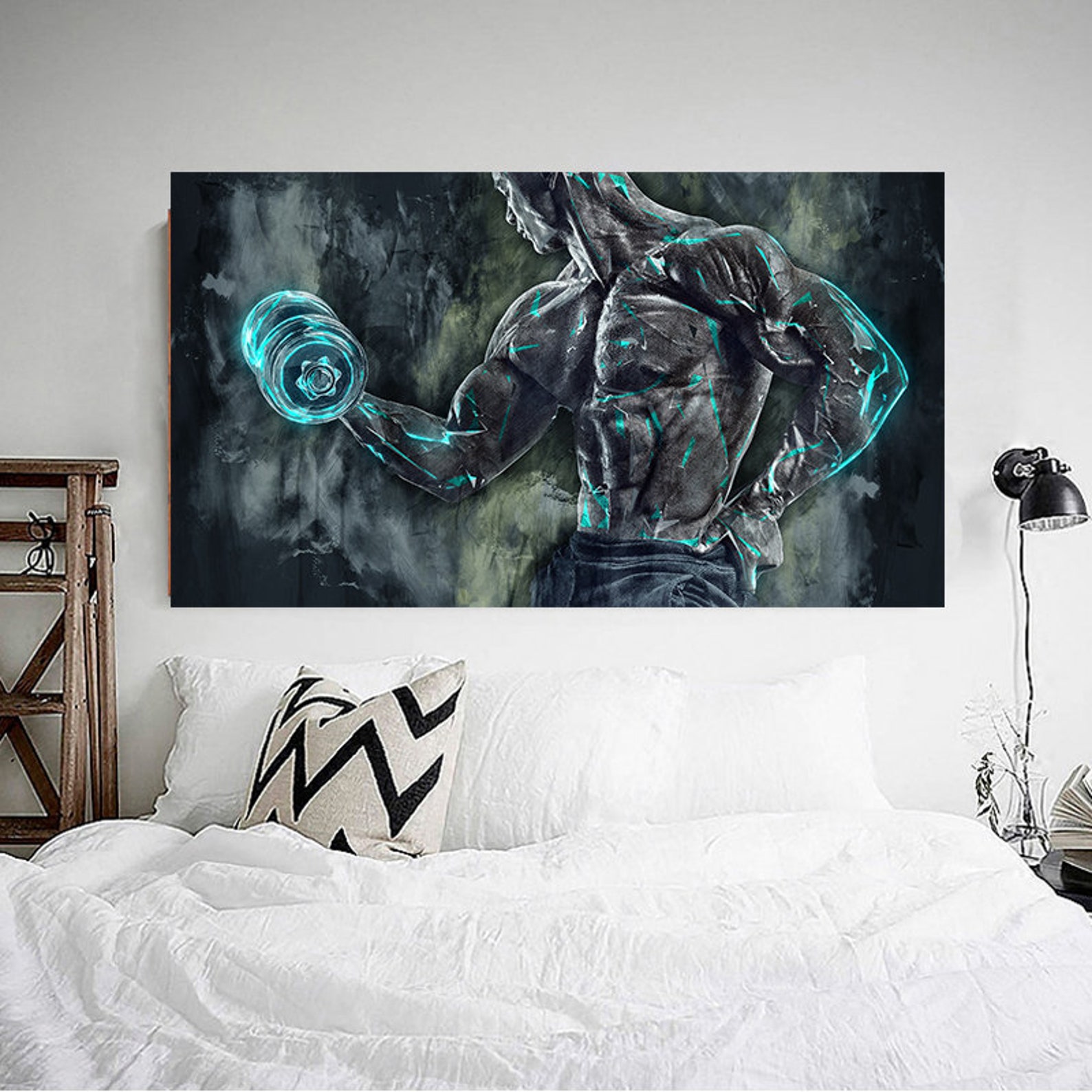 Athletic Beauty Canvas Art - vansyq8
