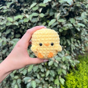Handmade Crochet Chick Plushie