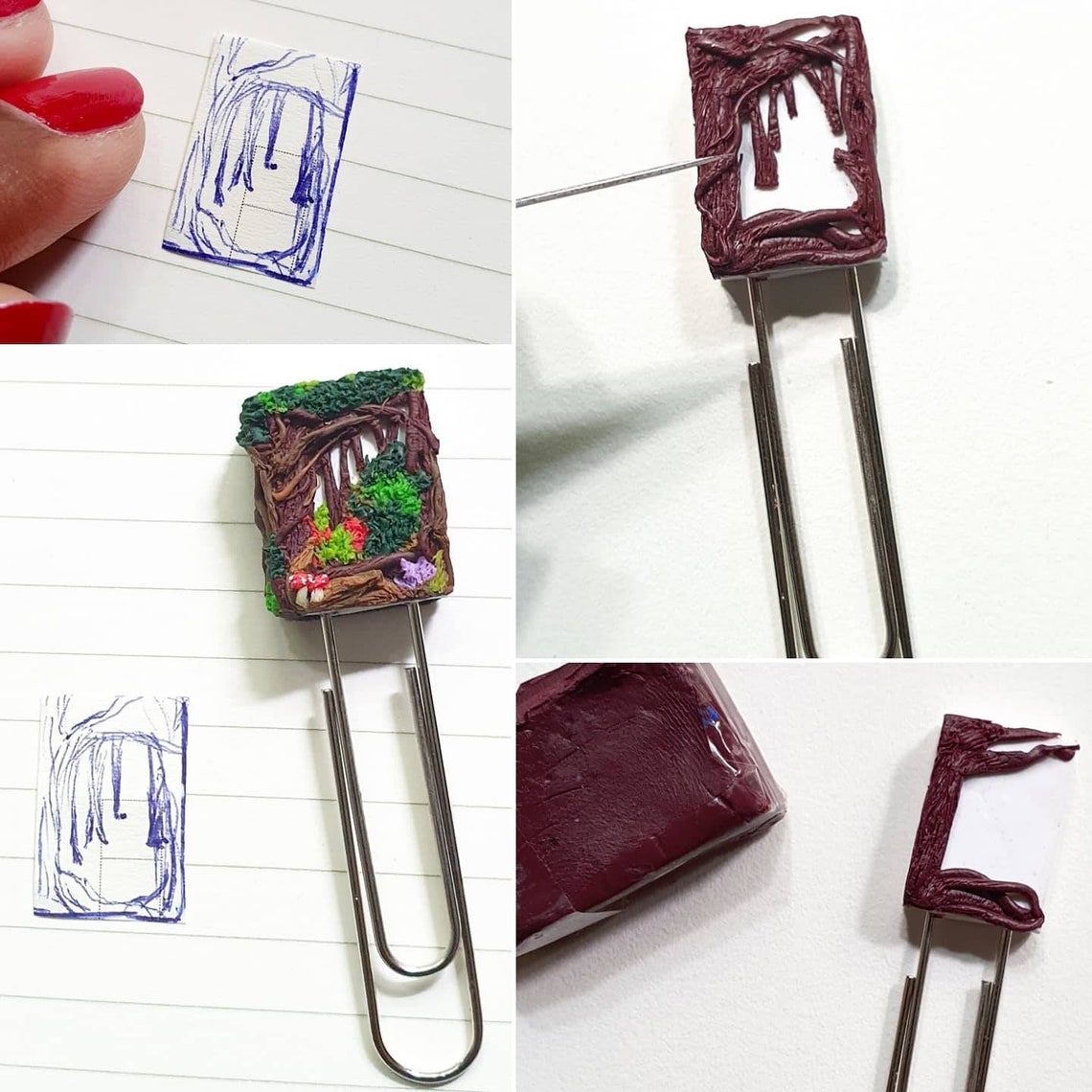 Decorative Paper Clips / Paper Clip Bookmarks / Journal Tabs / Etsy