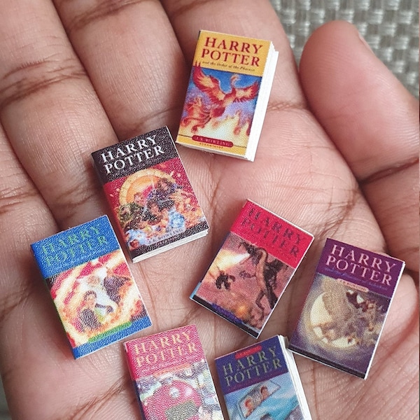 Dollhouse books  Harry Potter miniature books