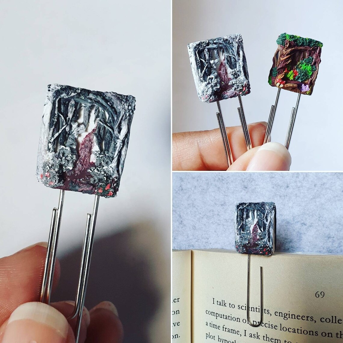 Decorative Paper Clips / Paper Clip Bookmarks / Journal Tabs / Etsy