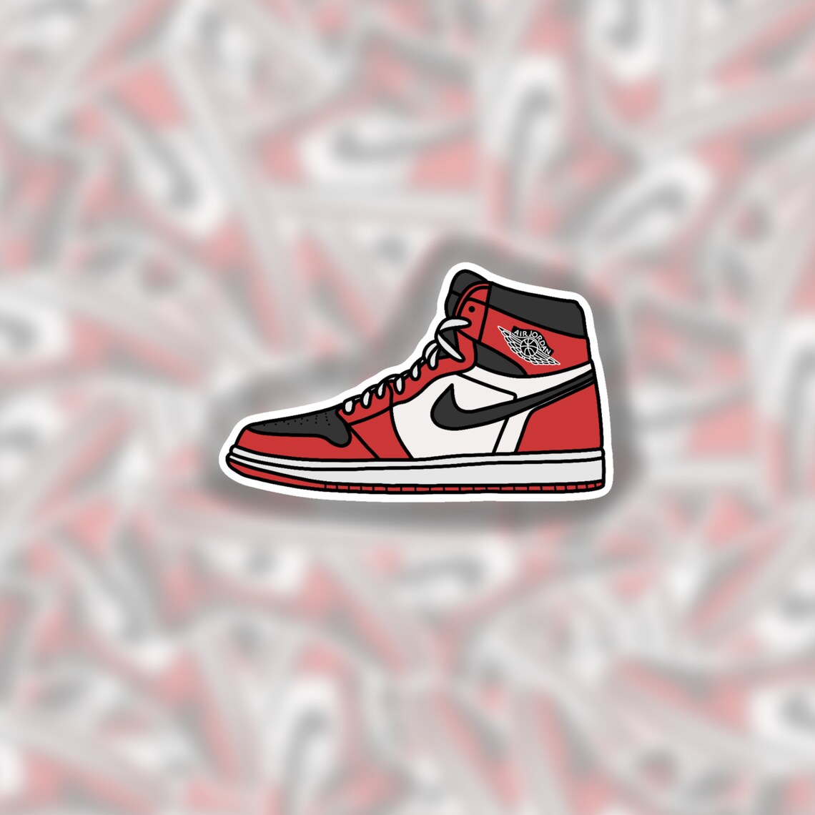 Nike Air Jordan Sticker Set of 2 Etsy UK