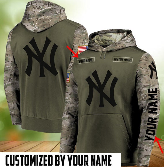 Yankees Hoodie New York Yankees Pullover Hoodie Personalized | Etsy