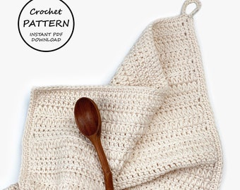 Crochet Hand Towel Pattern / Luss Hand Towel / PDF Download