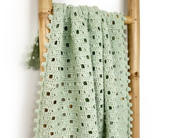 CROCHET PATTERN / Pebble Blanket / Instant PDF Download
