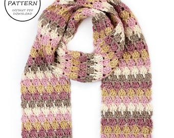 Crochet Scarf Pattern / Songbird Scarf / PDF Download