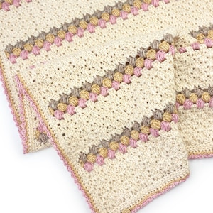 Patrón de manta de crochet / Manta Sweetie / Descarga en PDF / Patrón de manta de crochet
