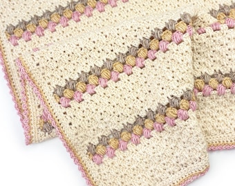Crochet Blanket Pattern / Sweetie Blanket / PDF Download / Crochet Throw Pattern