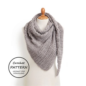 Crochet Shawl Pattern / Lisbon Shawl / PDF Download