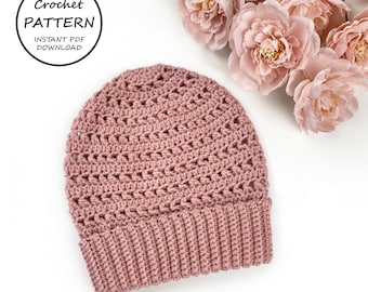 Crochet Beanie Pattern / Jain Beanie / PDF Download