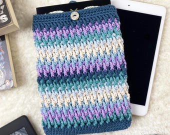Crochet Book Sleeve Pattern / Alpine Book Cover / PDF Download