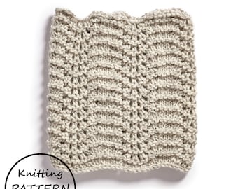 KNIT PATTERN / Sarina Cowl / Easy Knit Pattern / Instant PDF Download