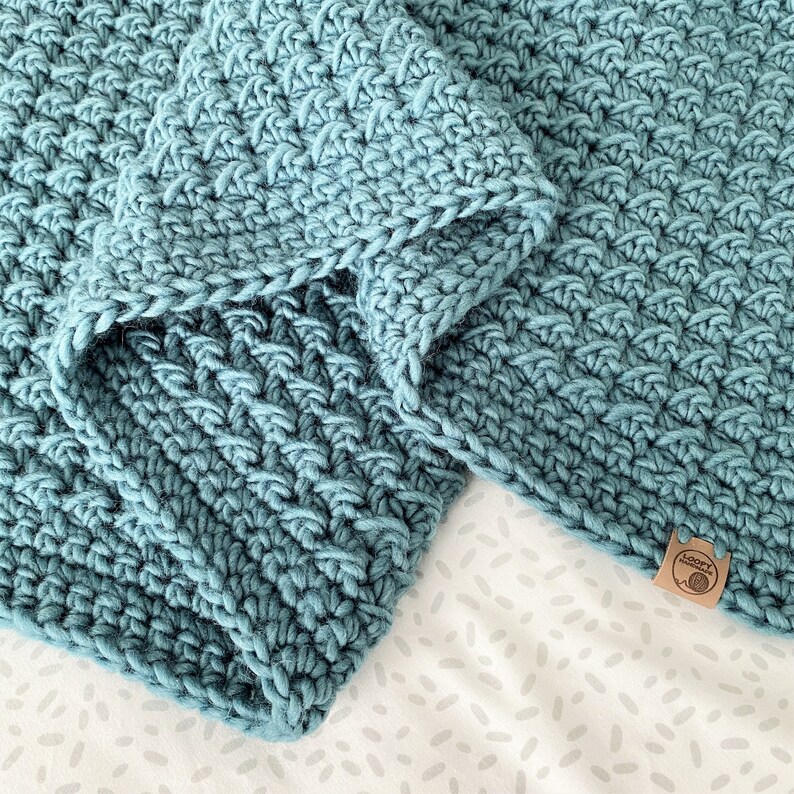 CROCHET PATTERN / Loopy Blanket / Easy Crochet Pattern / - Etsy