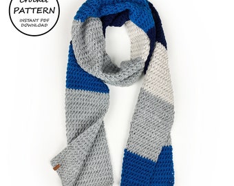 Crochet Scarf Pattern / Cumbrae Scarf / PDF Download