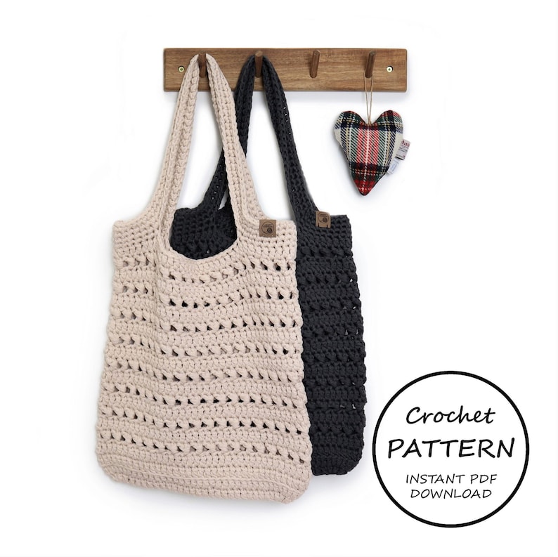 CROCHET PATTERN / Jain Tote Bag / Easy Crochet Pattern / Etsy UK