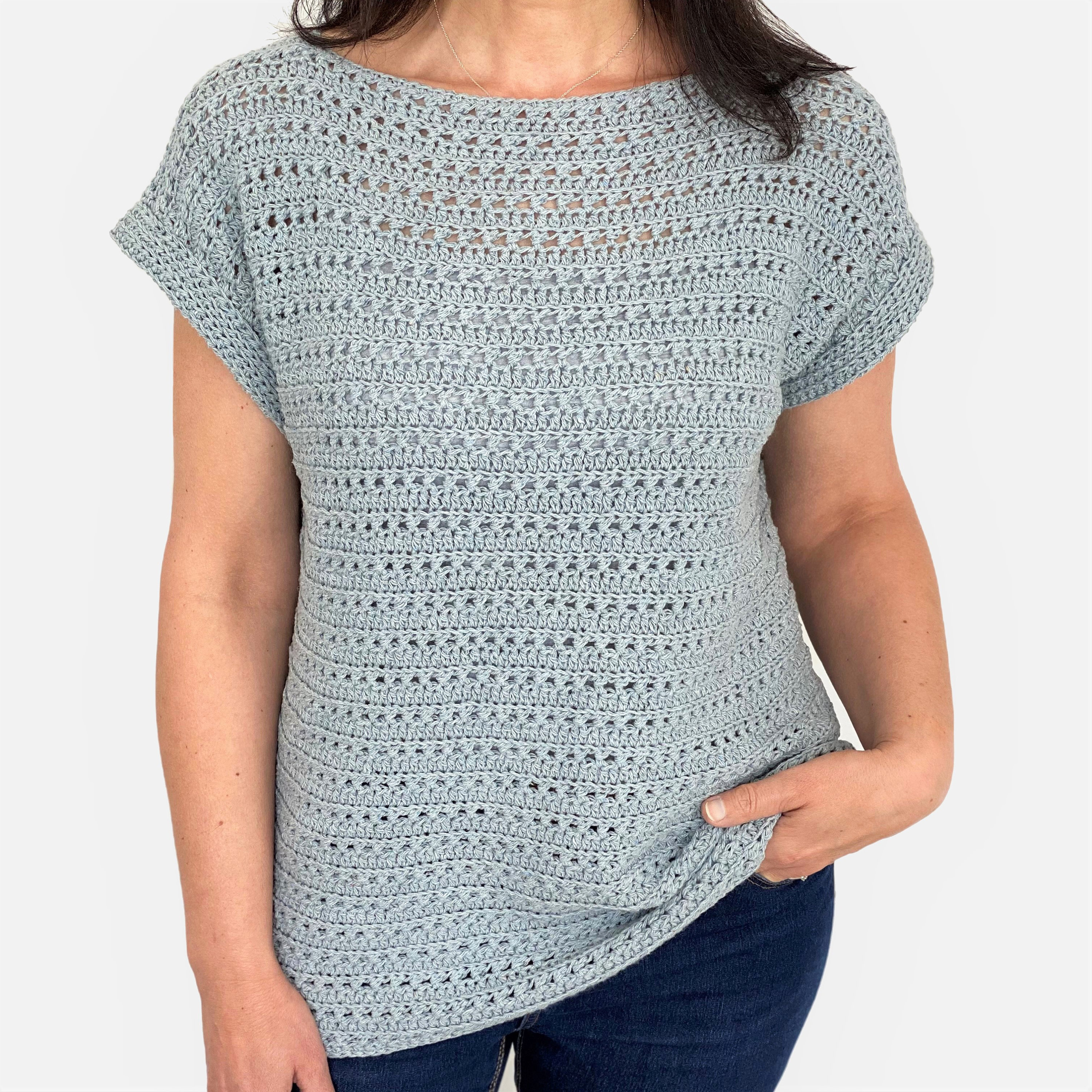 CROCHET PATTERN / Loopy Breeze Tee / Instant PDF Download - Etsy