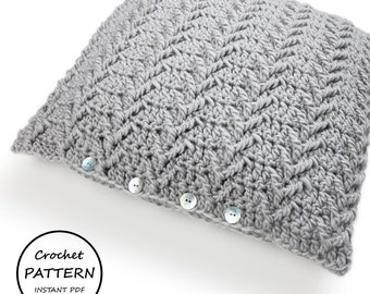 Crochet Cushion Pattern / Jerome Cushion / PDF Download)