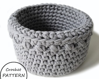 Crochet Basket Pattern / Bodhi Basket / PDF Download.