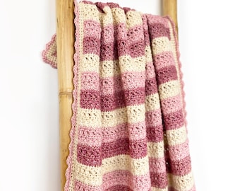 Crochet Blanket Pattern / Starfall Blanket / PDF Download / Modern Granny Square Throw