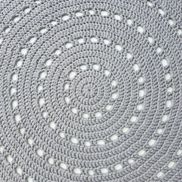 CROCHET PATTERN / Milan Floor Rug / Easy Crochet Pattern / Instant PDF Download