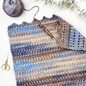 Easy Crochet Pattern / Riverstone Wrap / Easy beginner pattern / PDF Download image 10