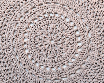 Crochet Rug Pattern / Loopy Floor Rug / PDF Download