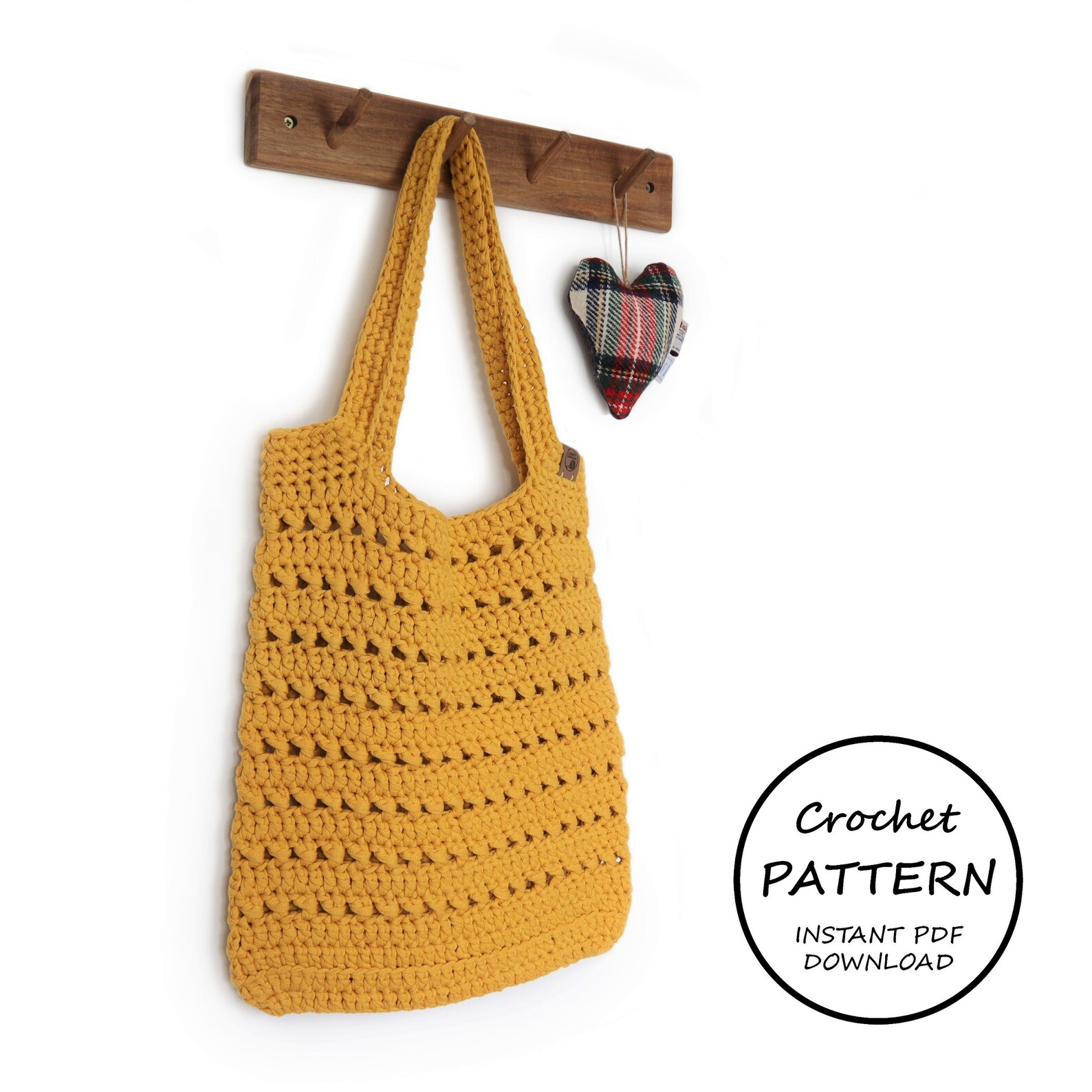 CROCHET PATTERN / Jain Tote Bag / Easy Crochet Pattern / Etsy UK