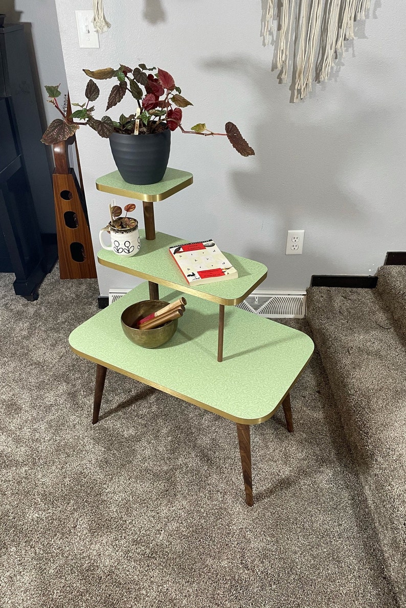 MCM Side Table Custom Made Etsy