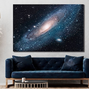 Mysterious Outer Space Andromeda Art Canvas Galaxy Nasa Print Stars and Constellation Wall Art modern Living Room Decor Housewarming Gifts