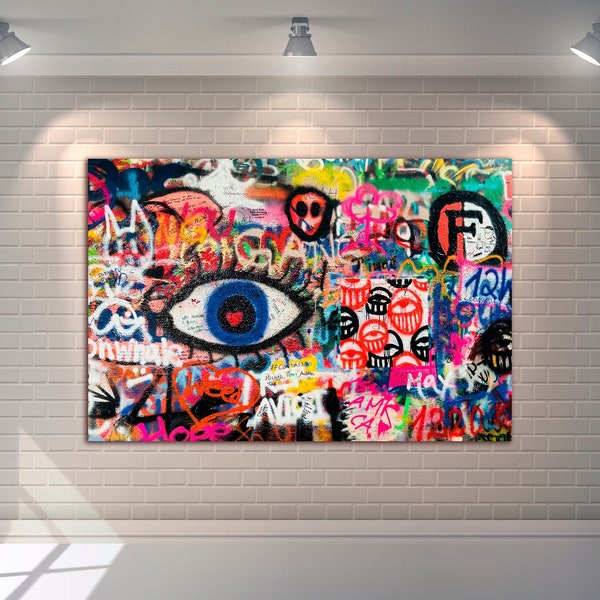 Abstract Street Art Graffiti Home Decor - Add Vibrant Energy to Any Room