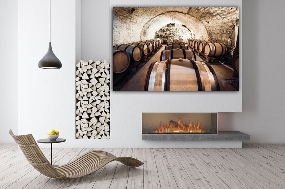 Wine Cellar Decor Wine Cellar Wall Art Winemaking Art Wine Etsy