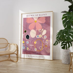Hilma af Klint, The Ten Greatest No.5 Maturity, Modern Abstract Art Print, Aesthetic Wall Decor, Unique Gift Idea
