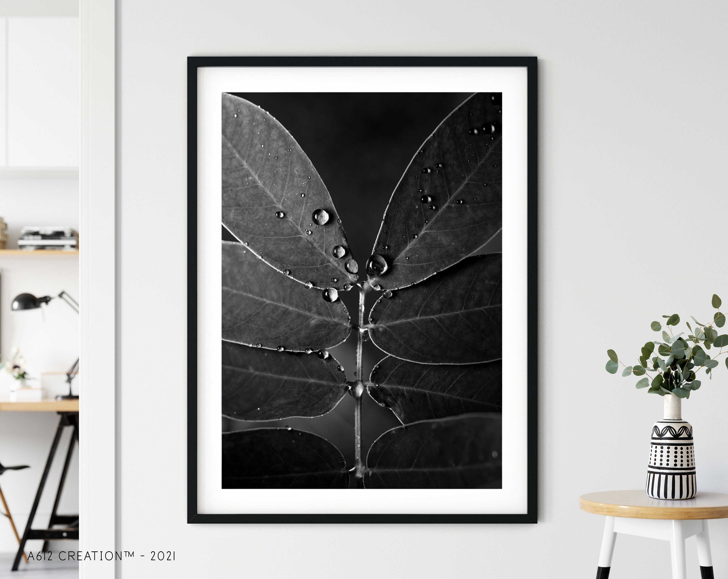 Toile d'art Mural | Tableau Affiche Poster Art Moderne Impression Décoration Murale Minimalist Plant