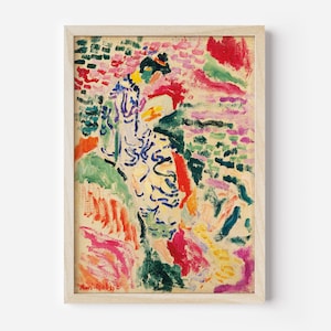 Lot de 3 affiches d'art moderniste Bauhaus & Matisse - décor
