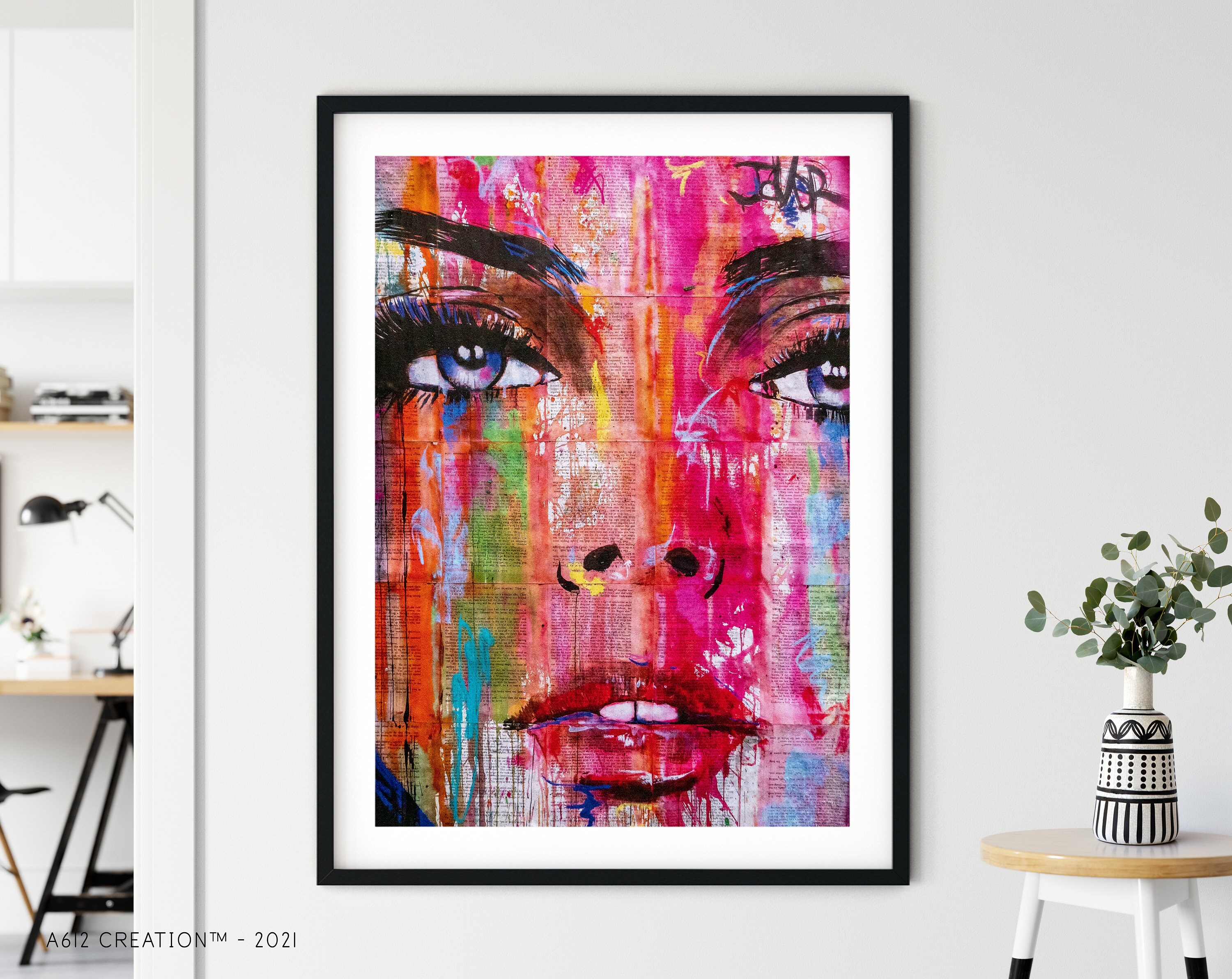 Toile d'art Mural | Tableau Affiche Poster Art Moderne Impression Décoration Murale Street Art